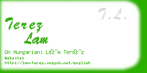 terez lam business card